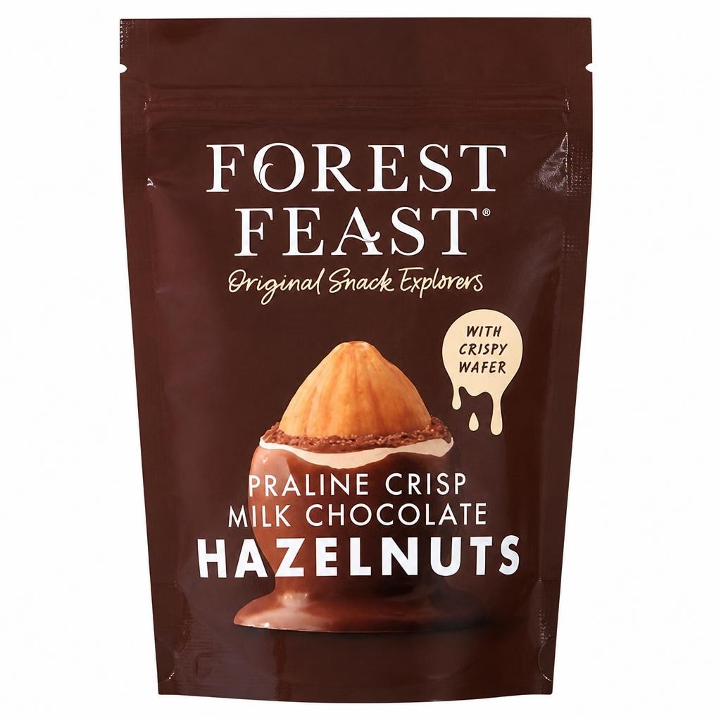 Forest Feast Praline Crisp Chocolate Hazelnuts