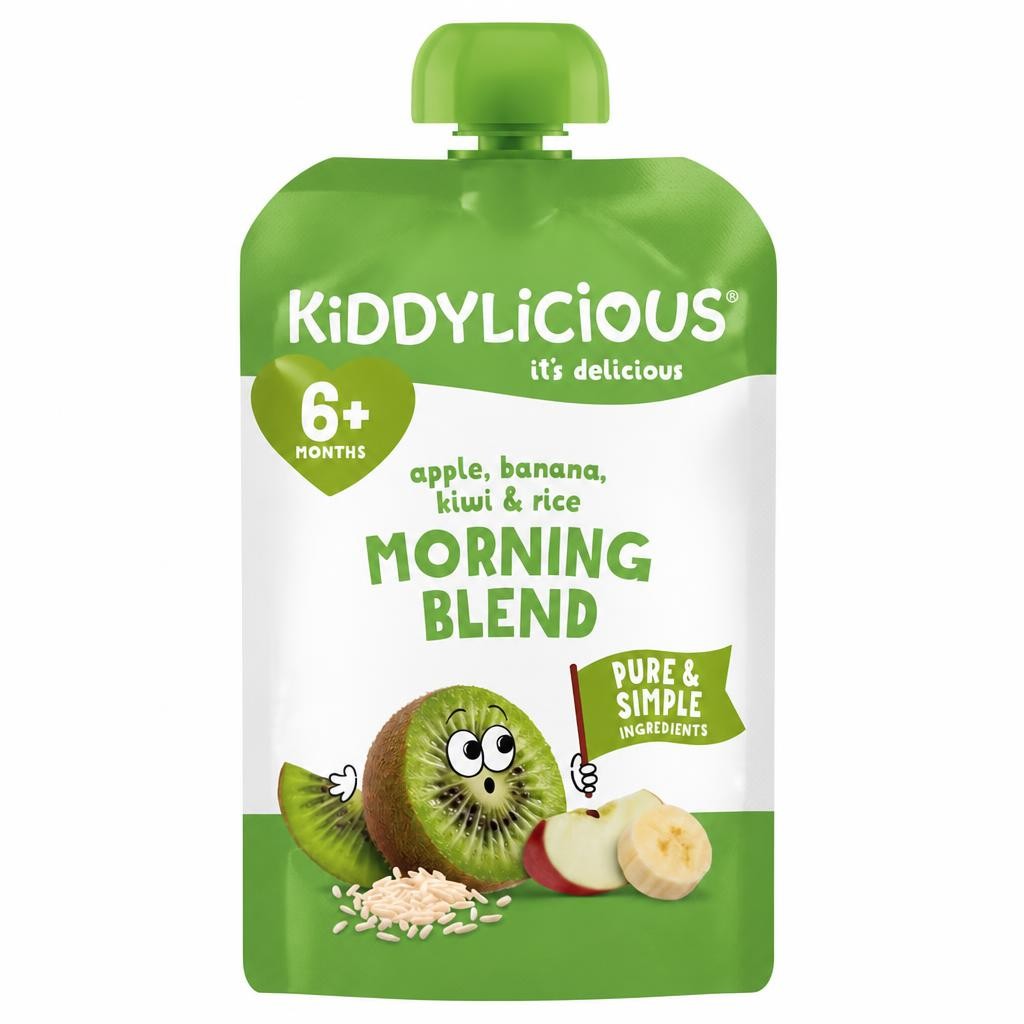Kiddylicious Morning Blend Apple, Banana, Kiwi and Rice 100g