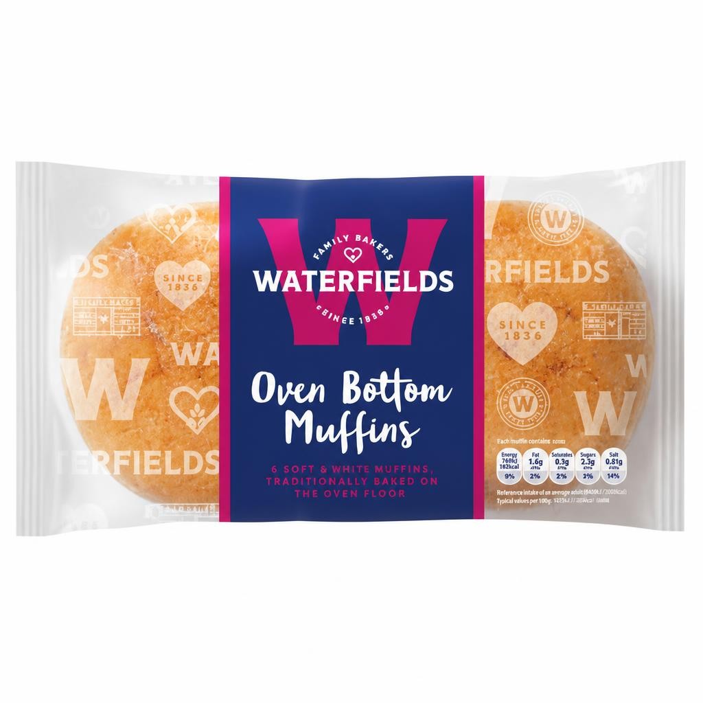 Waterfields 4 Oven Bottom Muffins