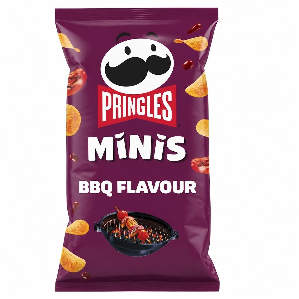 Pringles Minis BBQ Multipack Crisps 6x20g