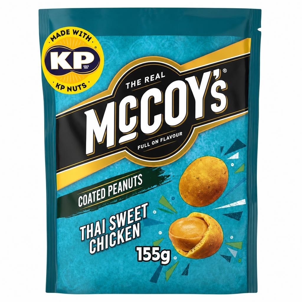 McCoy's Coated Peanuts Thai Sweet Chicken 155g