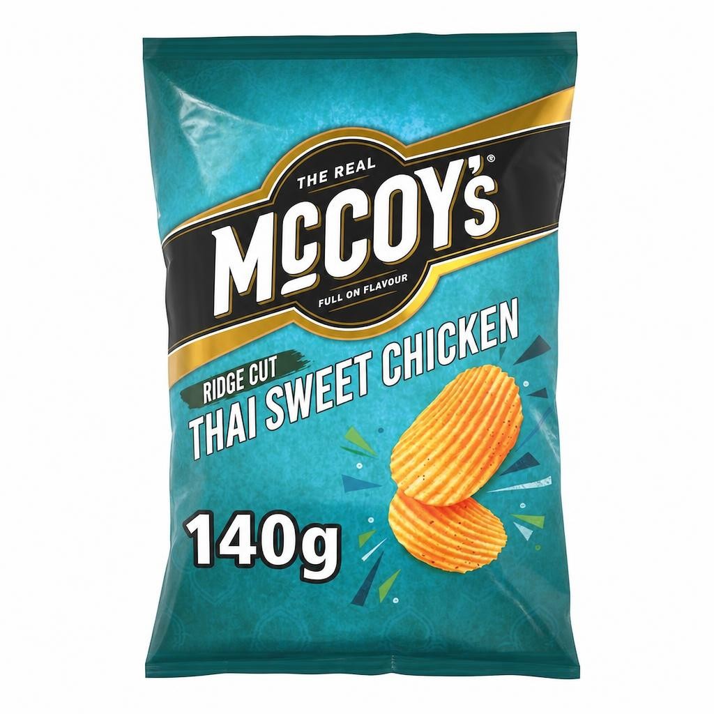 McCoy's Thai Sweet Chicken Sharing Crisps 140g