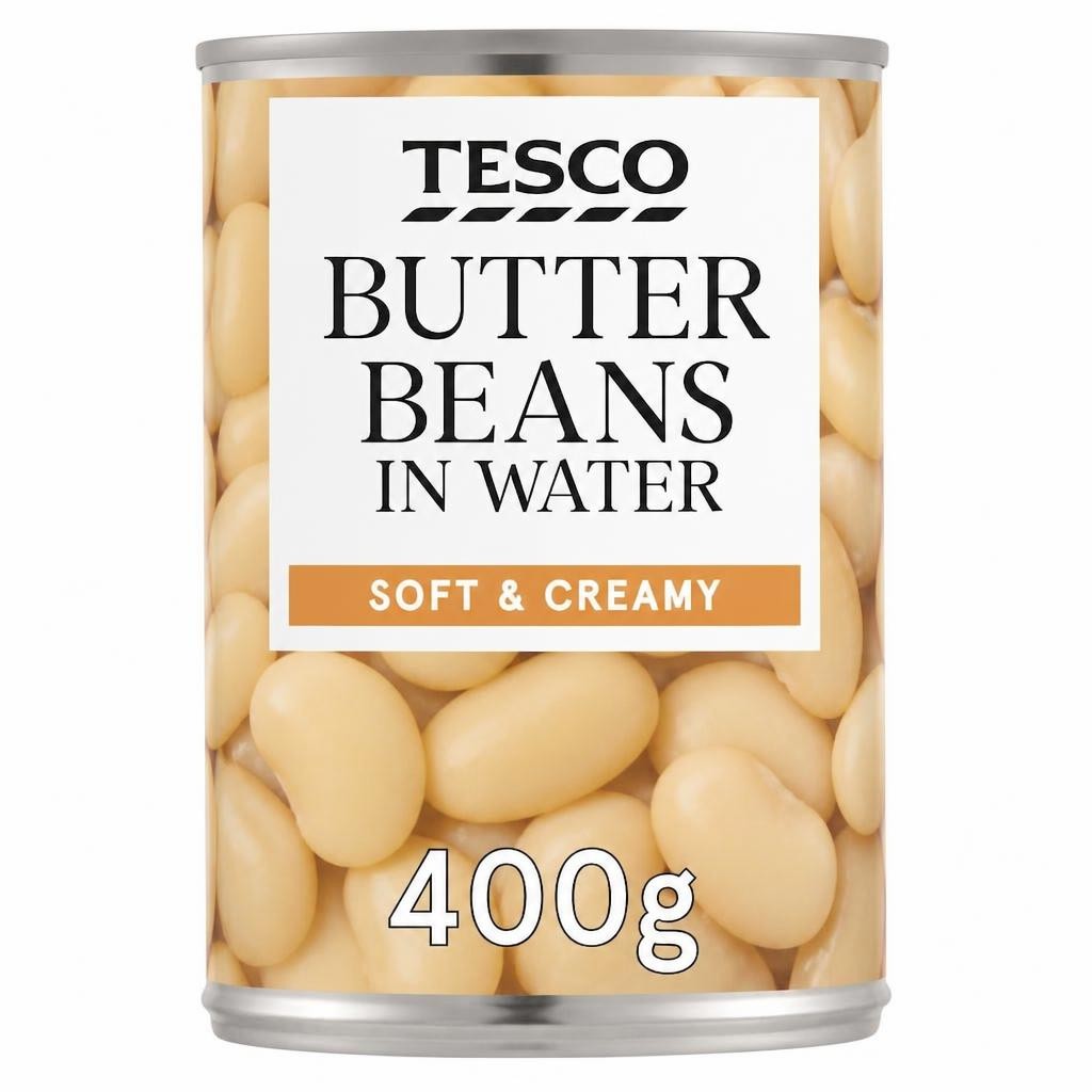 Tesco Butter Beans In Water 400G