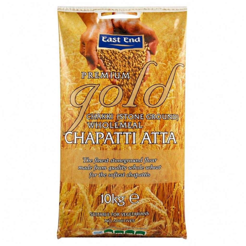 East End Premium Gold 10kg Stone Ground Wholemeal Chapatti Atta