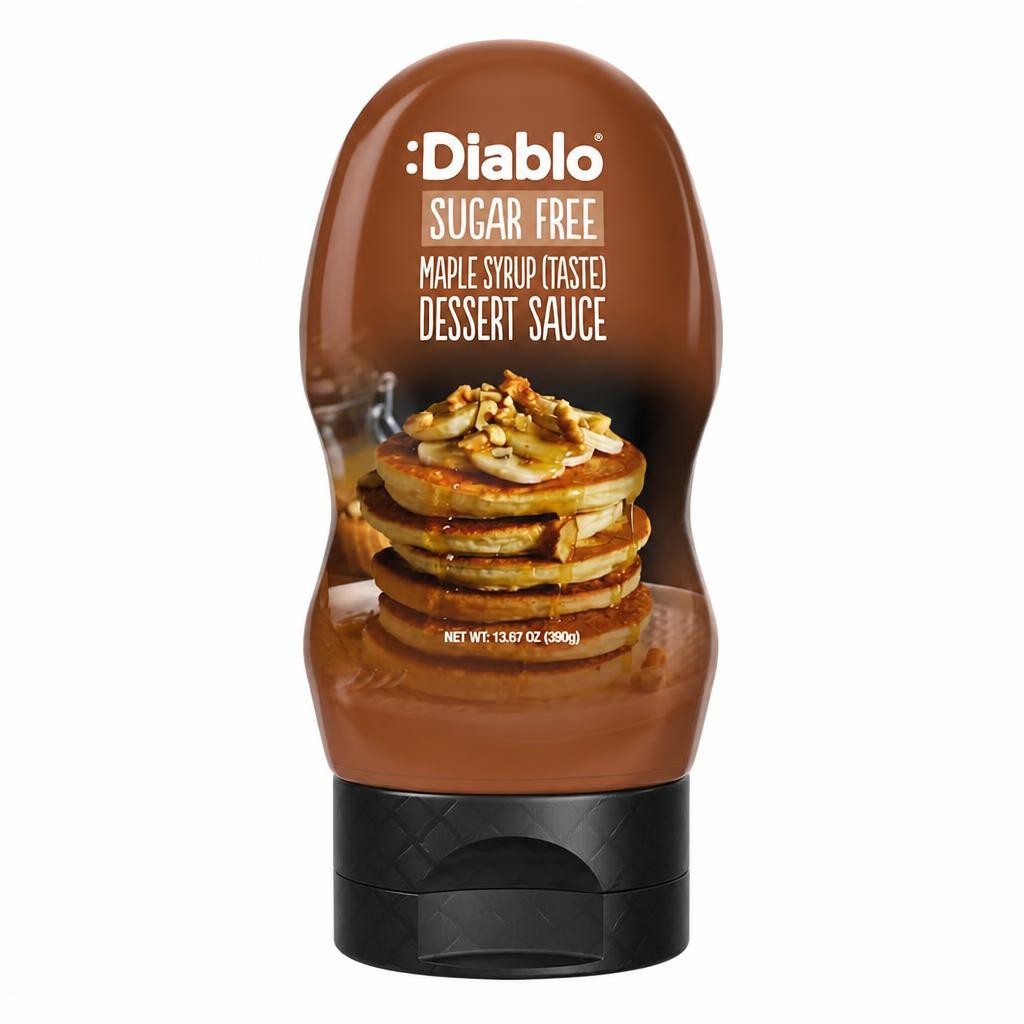 Diablo Sugar Free Maple Flavour Dessert Sauce 390g