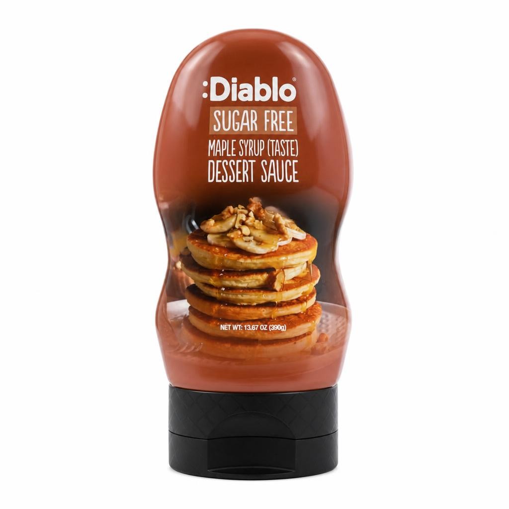 Diablo Sugar Free Maple Flavour Dessert Sauce 390g