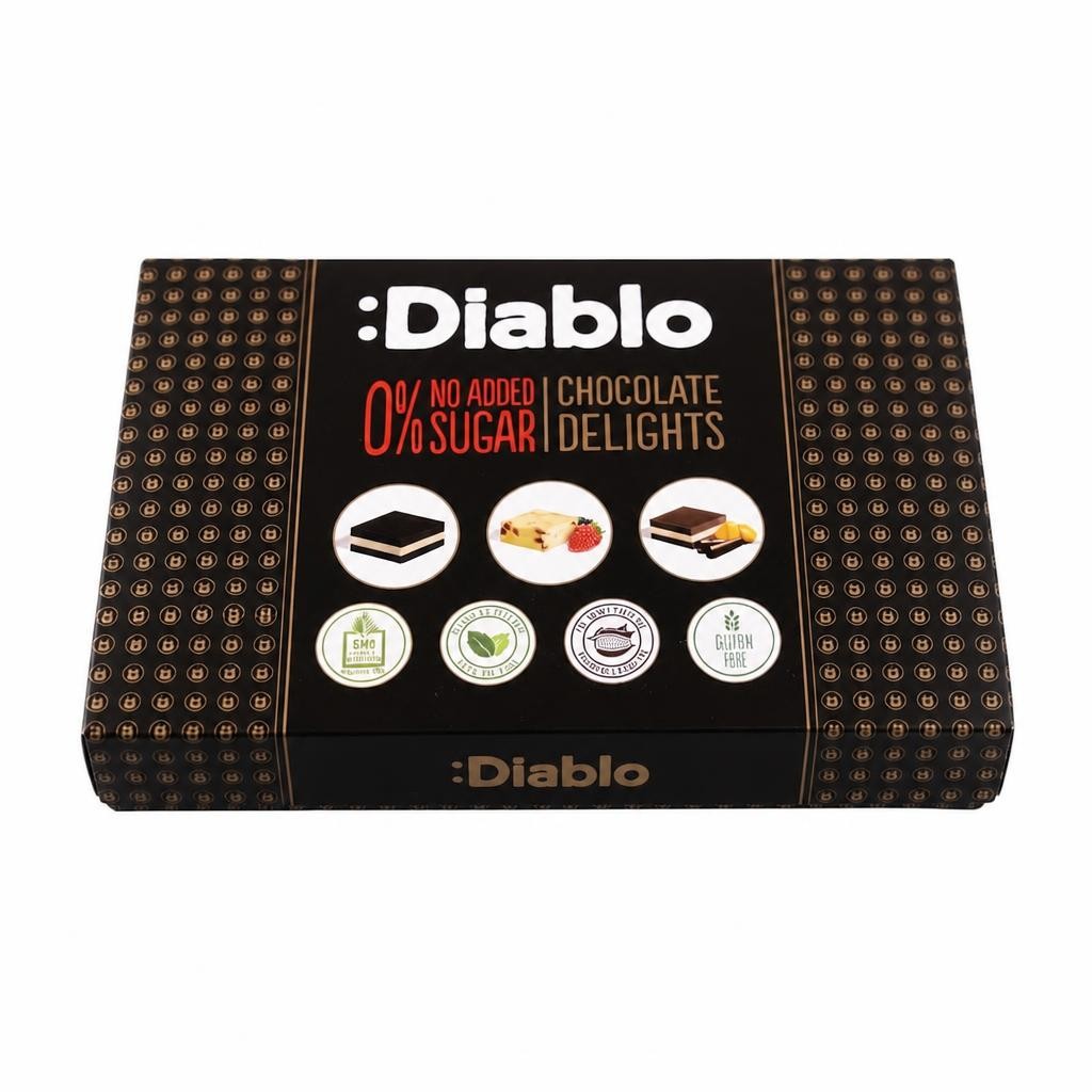 Diablo No Added Sugar Chocolate Delights Selection Box 115g