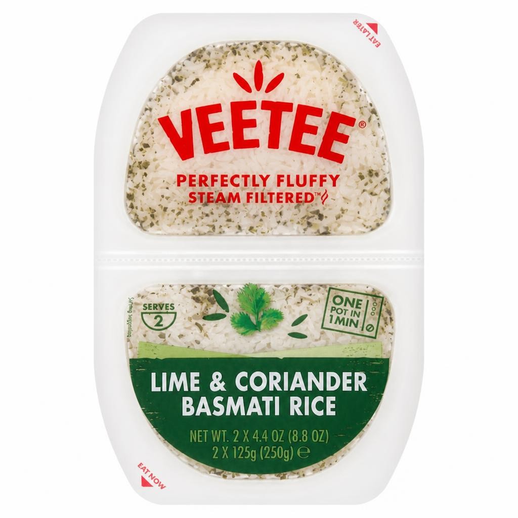 Veetee Lime & Coriander Basmati  Rice 250g