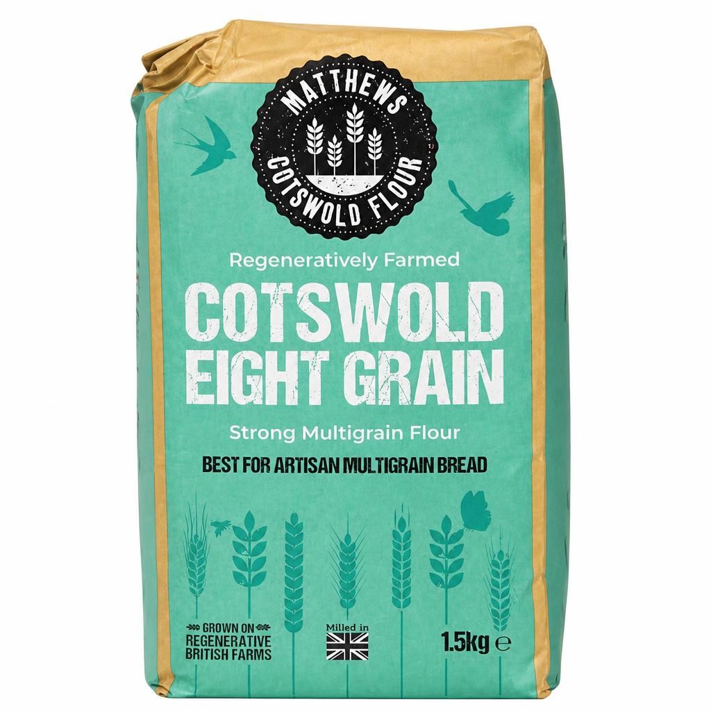 Matthews Cotswold Eight Grain Bread Flour 1.5kg