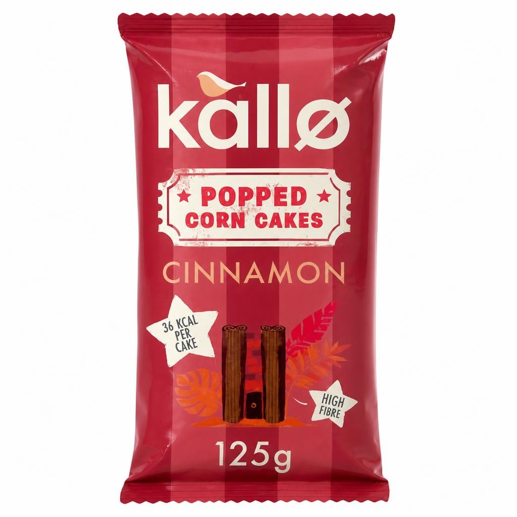 Kallo Cinnamon Popped Corn Cakes