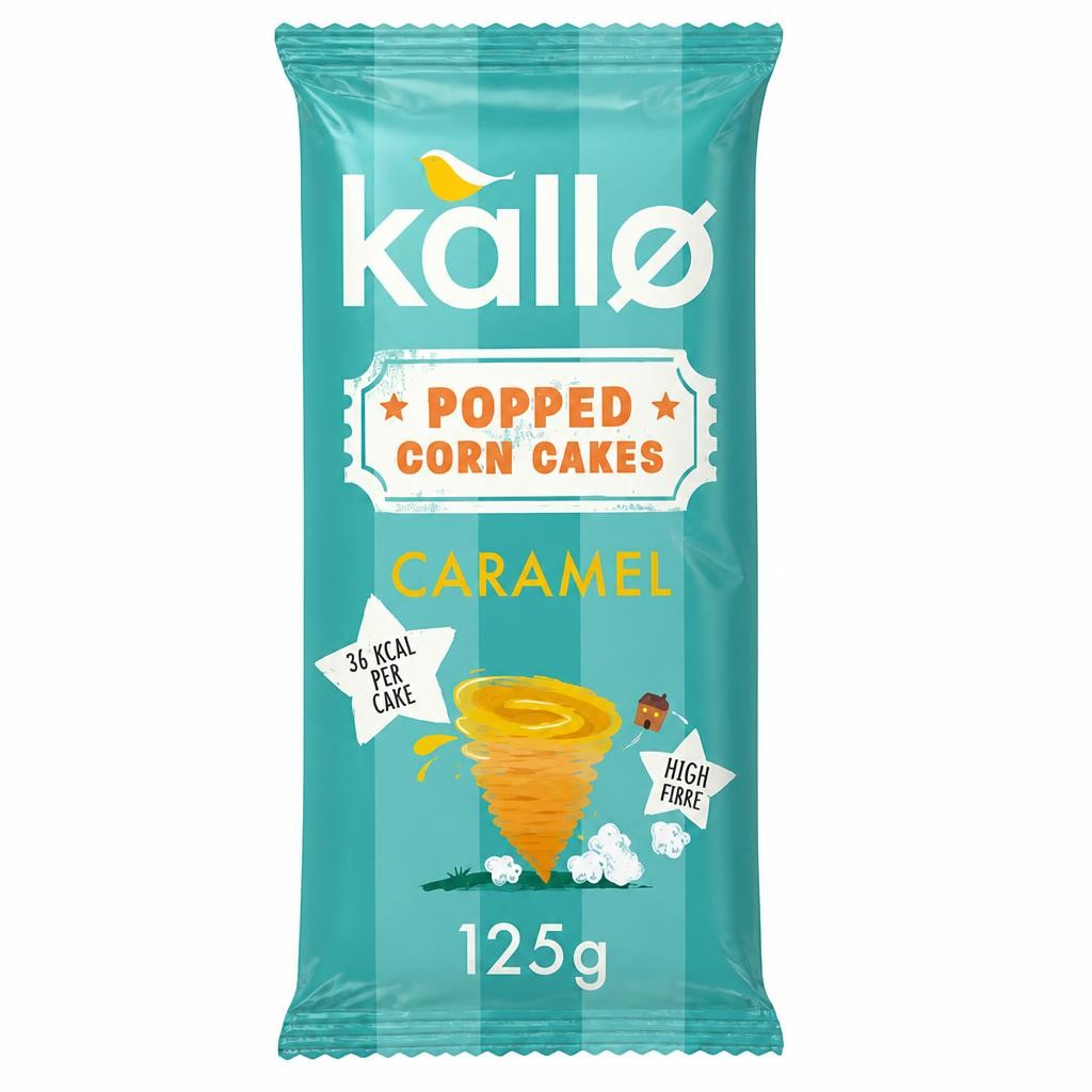 Kallo Caramel Popped Corn Cakes