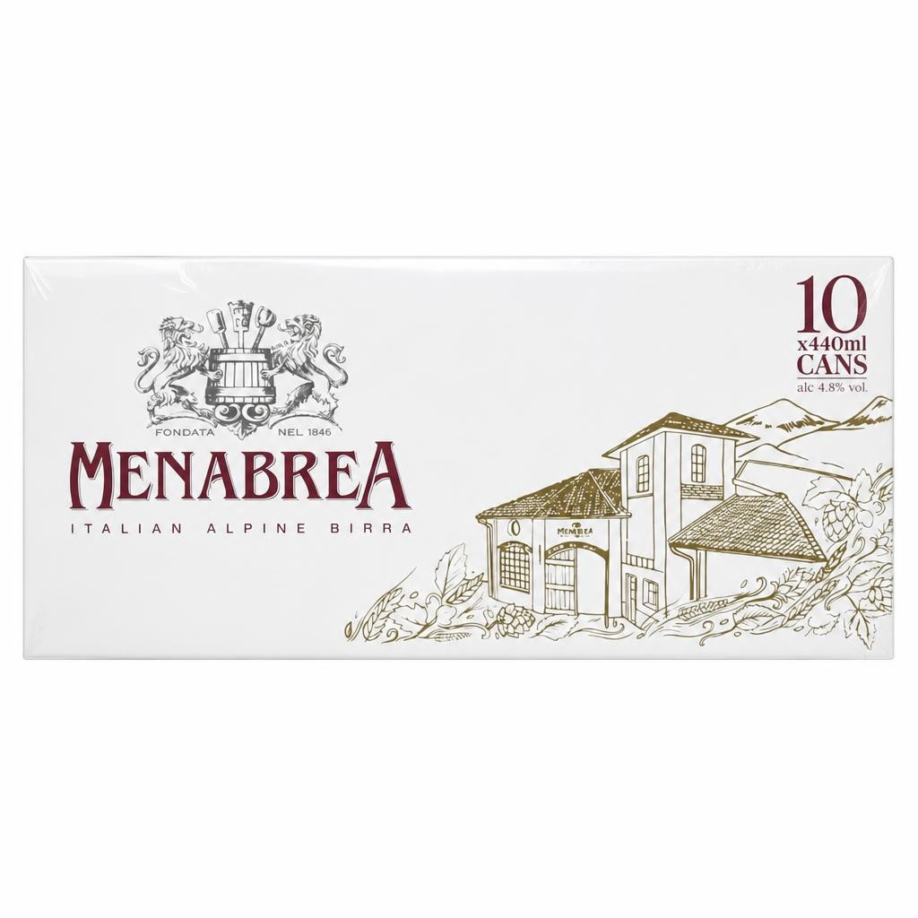Menabrea Italian Alpine Birra 10x440ml