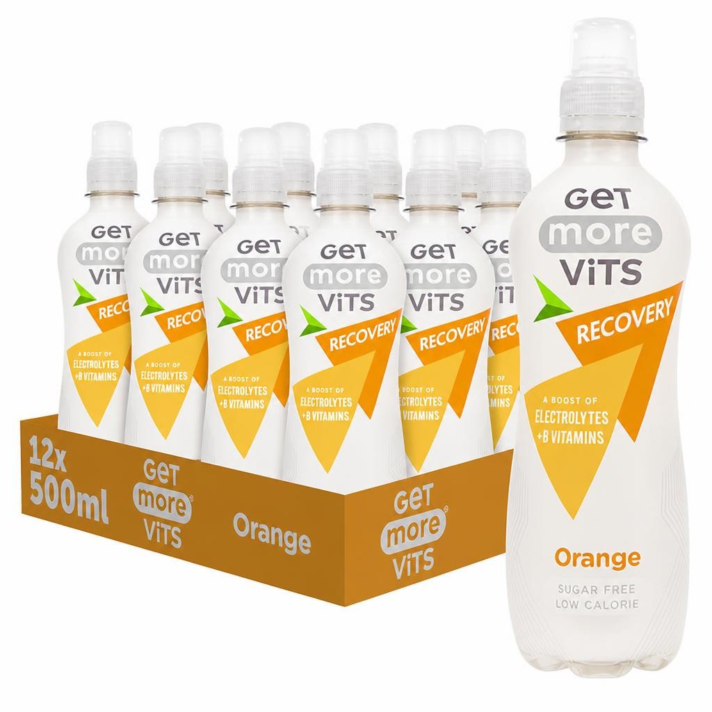 Get More Vits Recovery Hydrating Orange with Electrolytes 12x500ml
