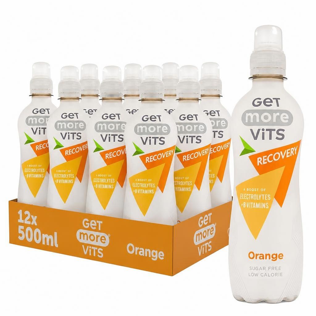 Get More Vits Recovery Hydrating Orange with Electrolytes 12x500ml