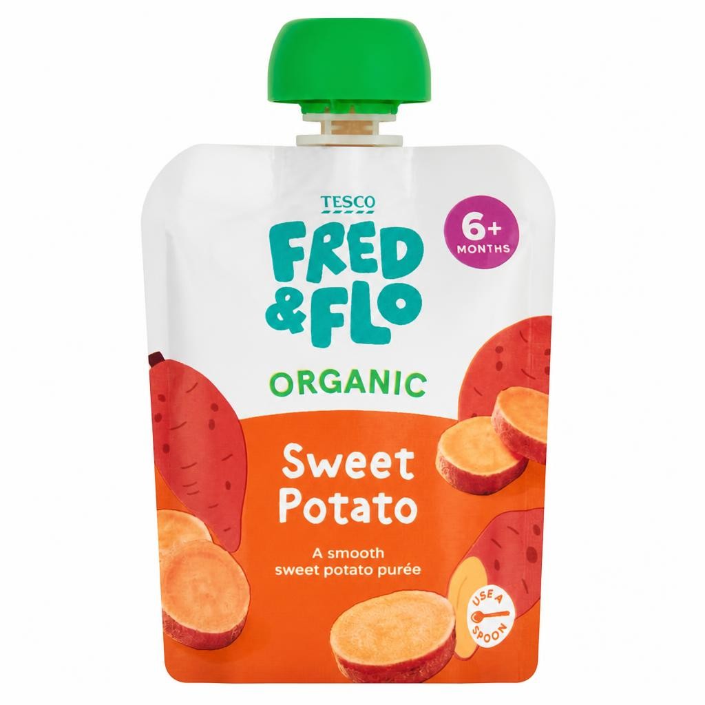 TESCO FRED & FLO Organic Sweet potato 70g