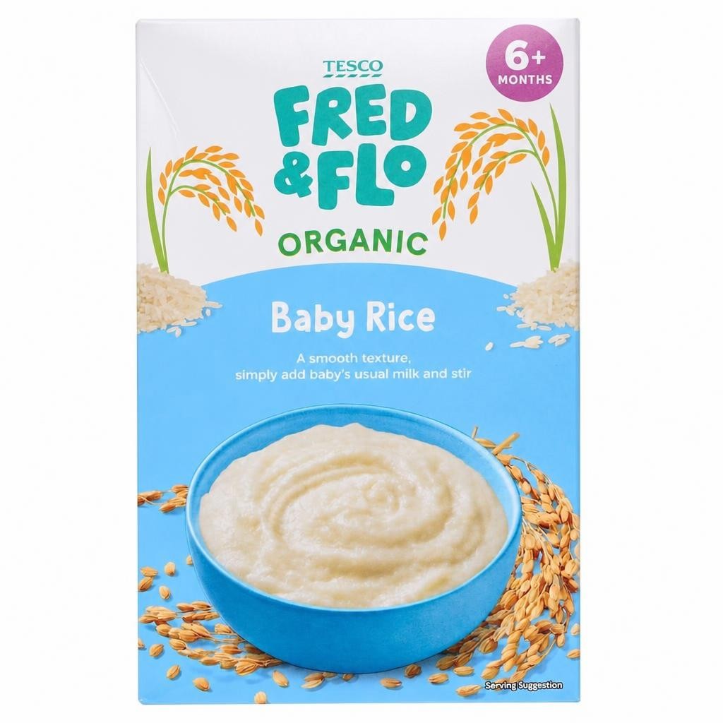 TESCO FRED &FLO Organic Baby Rice 100g