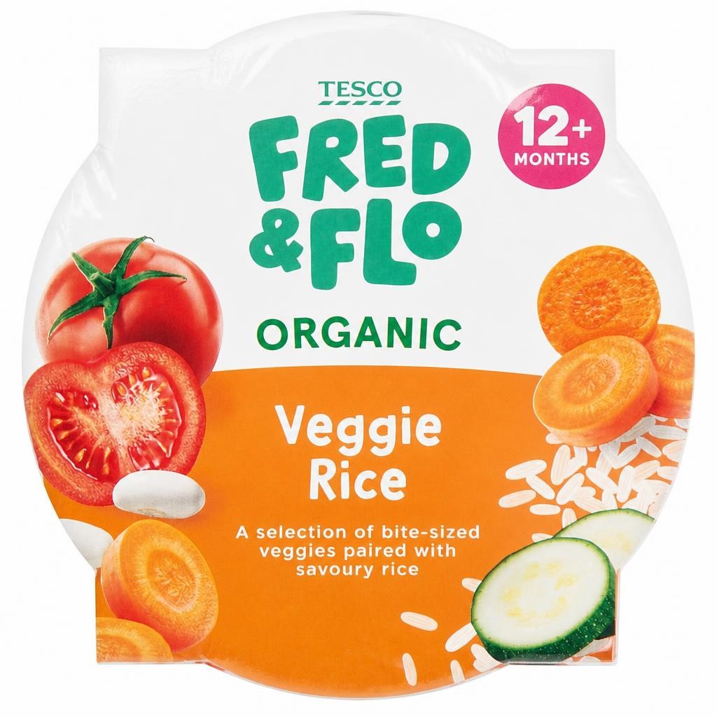 TESCO FRED & FLO Organic Veggie Rice 200g