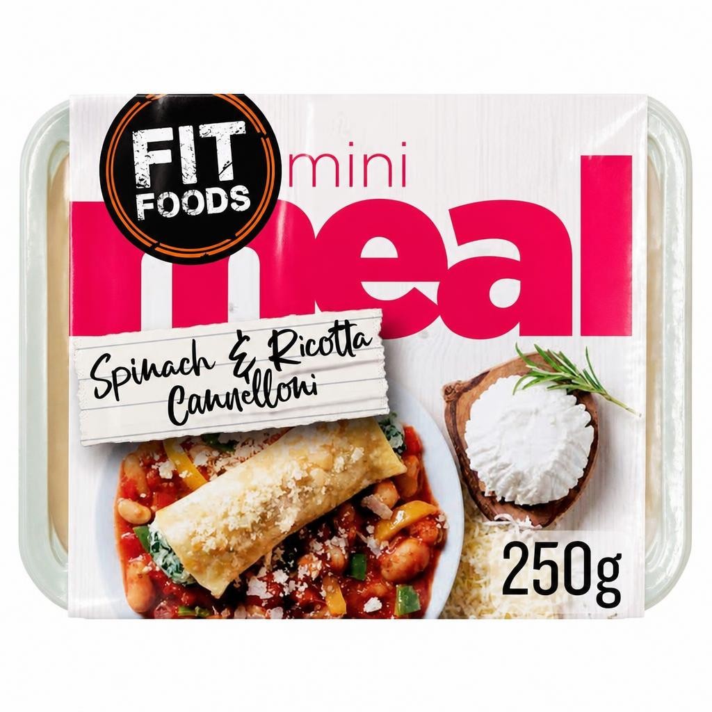 Fit Foods Mini Meal Spinach & Ricotta Cannelloni 250g