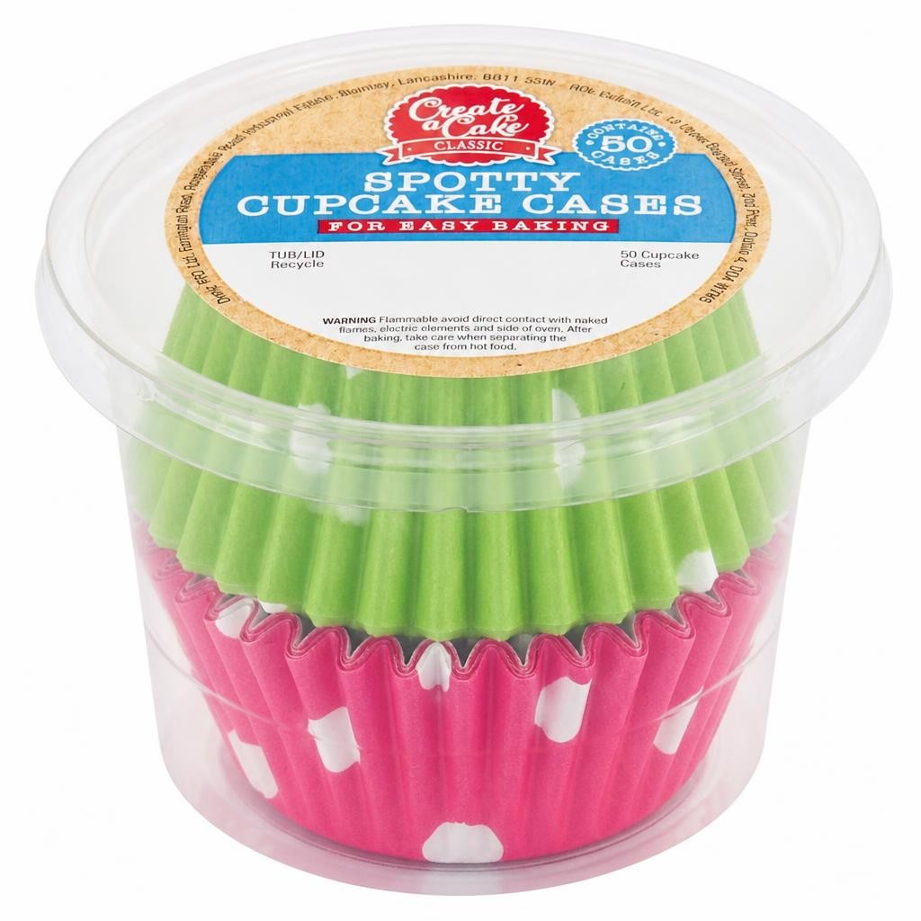 Create A Cake Spotty Cupcake Cases 50