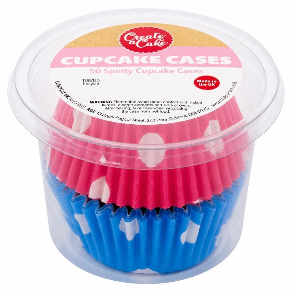 Create A Cake Spotty Cupcake Cases 50