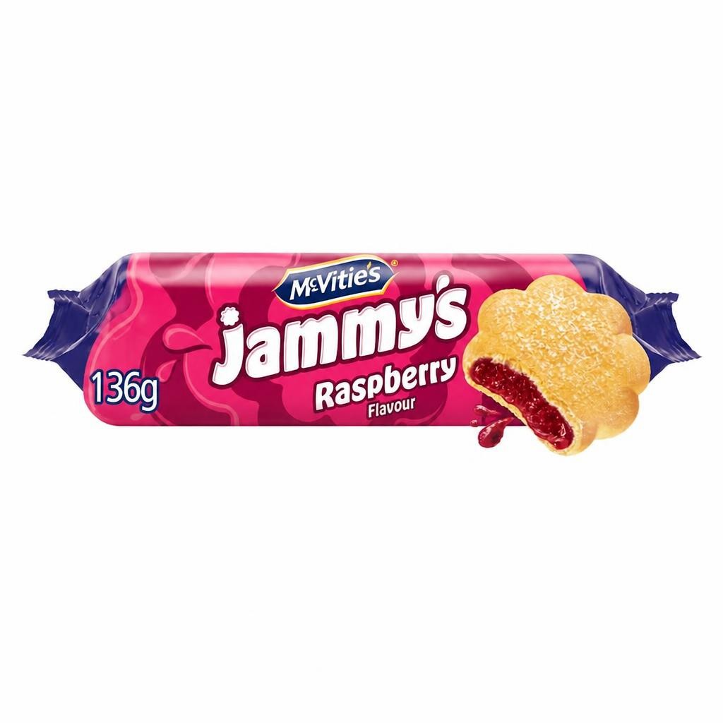 McVitie's Jammy's Raspberry Biscuits 136.5g