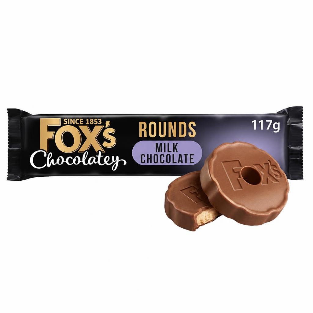 Fox's Chocolatey Biscuits Milk Chocolate Rounds 117g