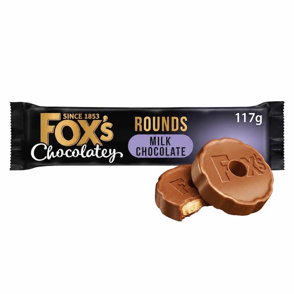 Fox's Chocolatey Biscuits Milk Chocolate Rounds 117g