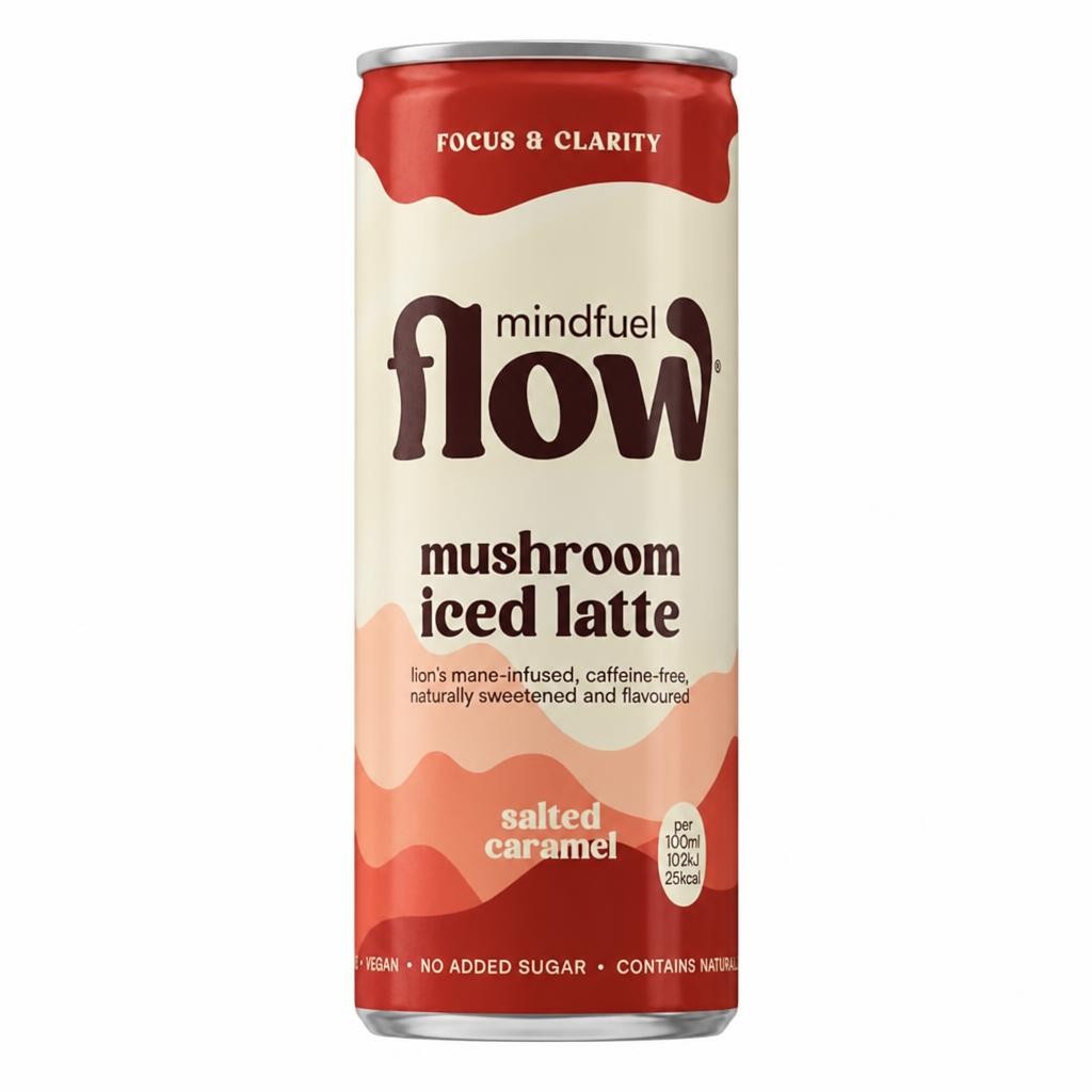 Mindfuel Flow Perform - Lion's Mane Oat Latte Salted Caramel 12 x 250ml