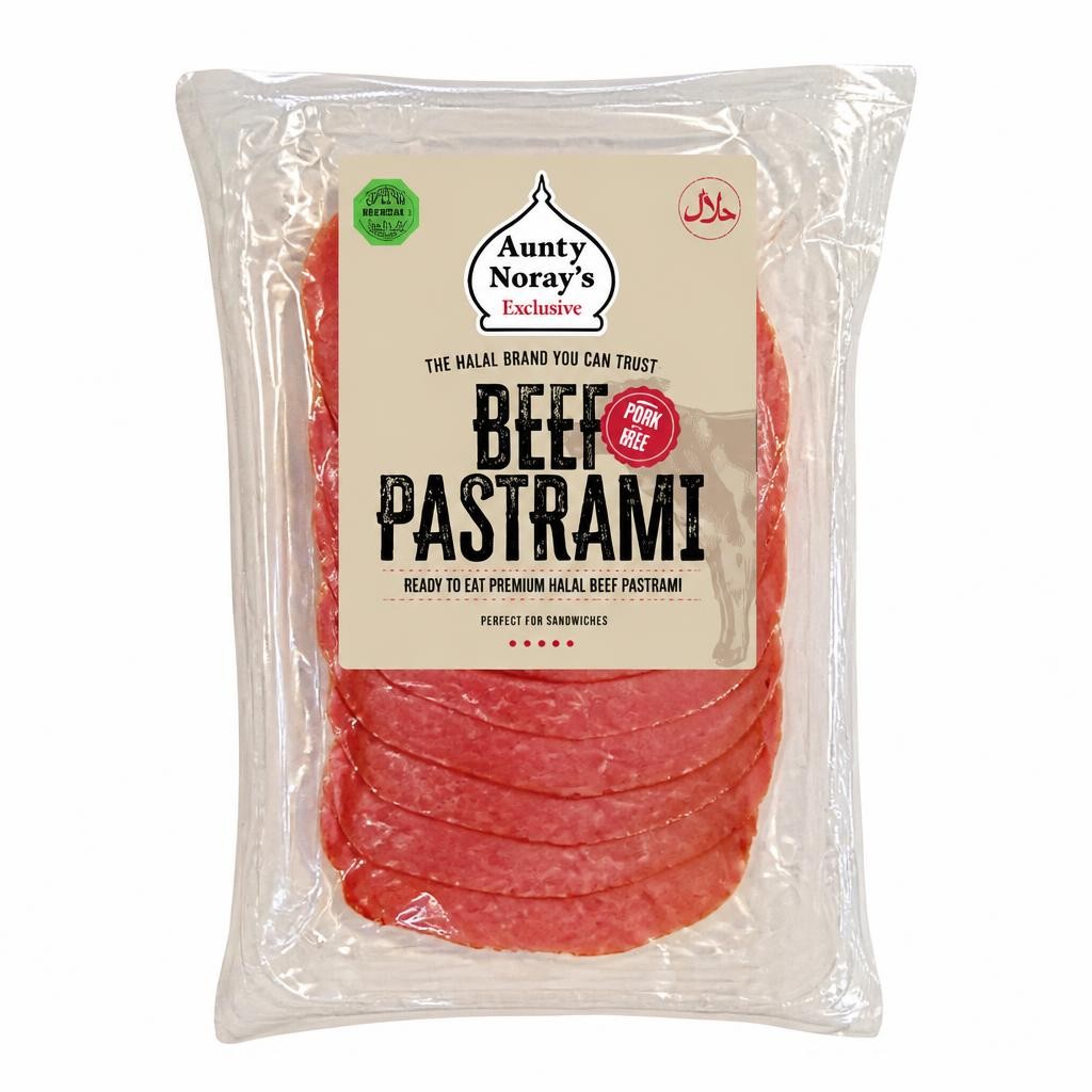 Aunty Noray's Beef Pastrami 80g