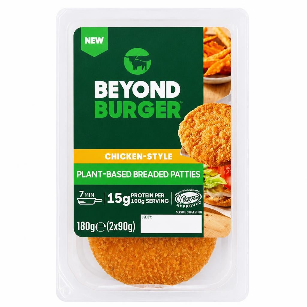 Beyond Meat Beyond Burger Chicken-Style Plant-Based Breaded Patties 2 x 90g (180g)
