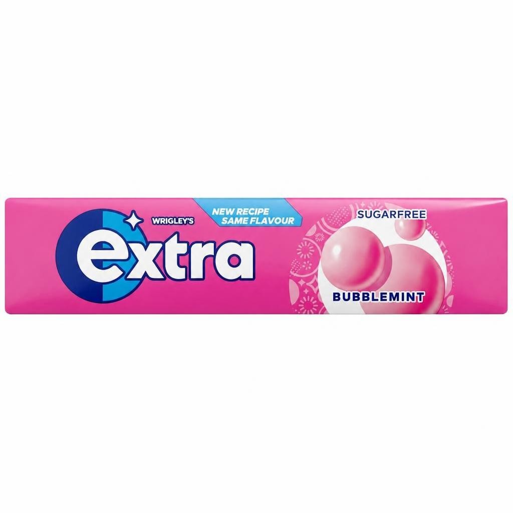 Extra White Bubblemint Gum 10 pieces