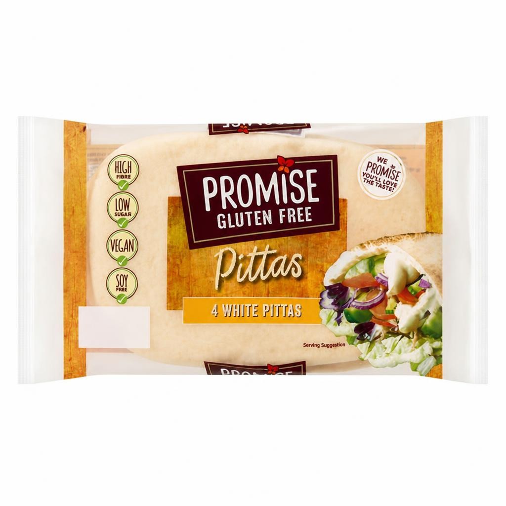 Promise Gluten Free 4 x 248g White Pittas