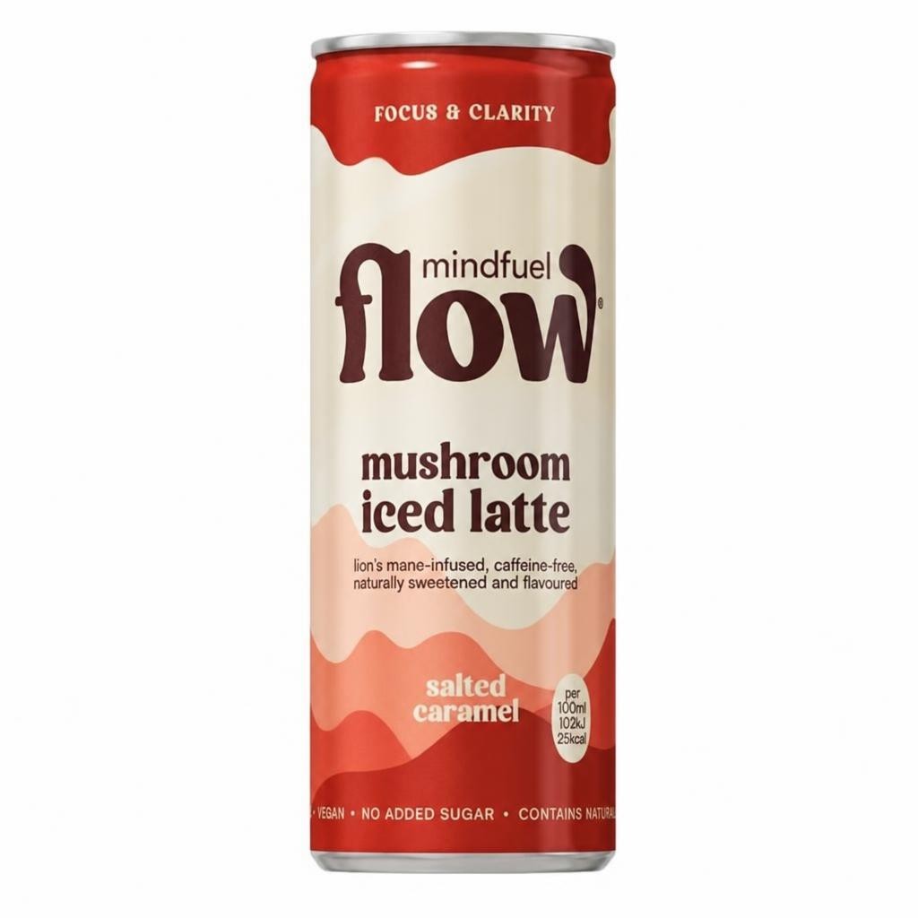 Mindfuel Flow Perform - Lion's Mane Oat Latte Salted Caramel 4 x 250ml