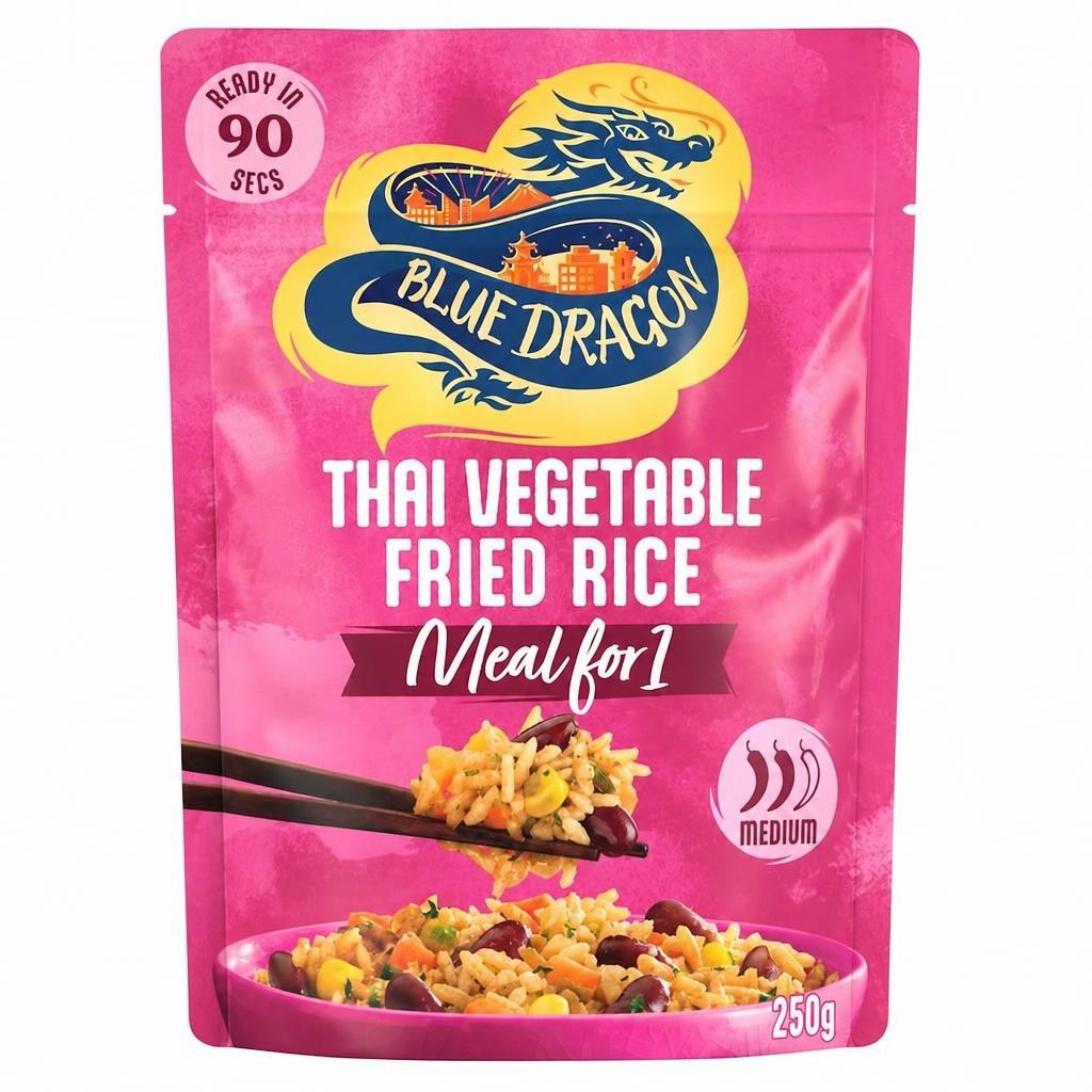 Blue Dragon Thai Vegetable Fried Rice Ready Meal 250g