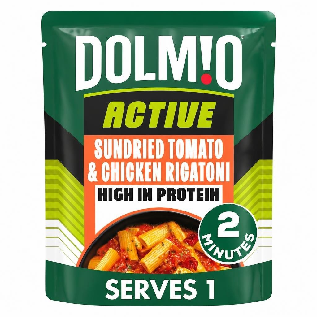 Dolmio Active Sundried Tomato and Chicken Rigatoni Pasta Ready Meal 250g
