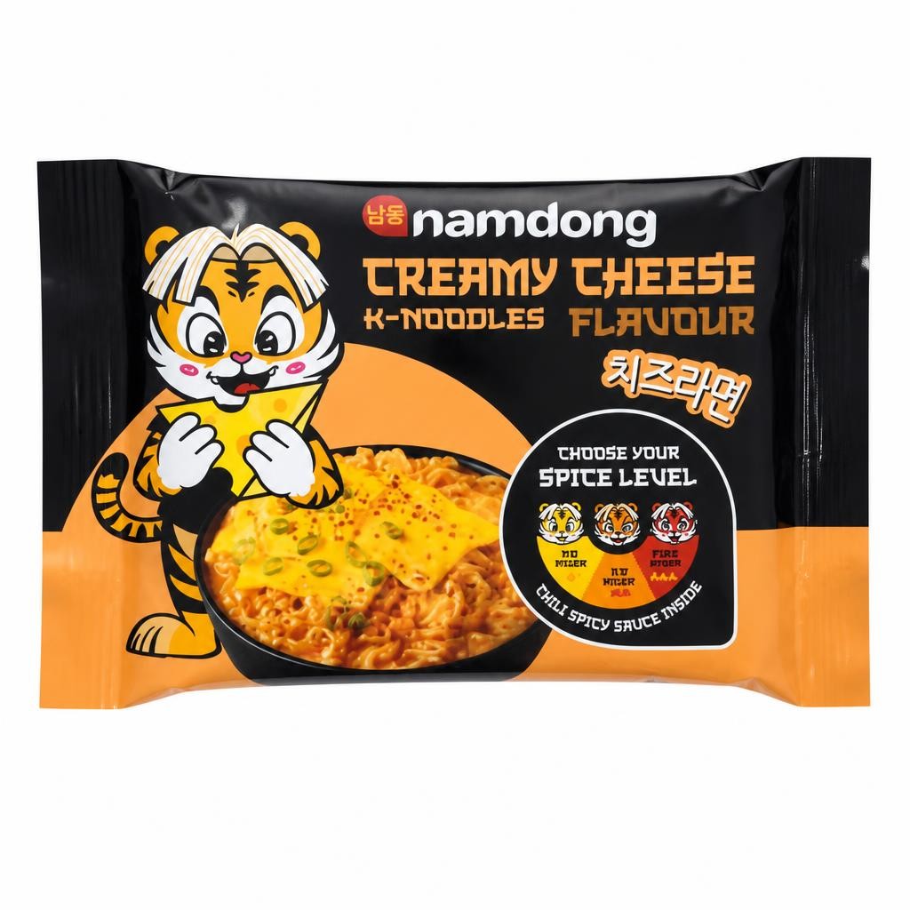 Namdong Creamy Cheese Instant Noodles 120 g