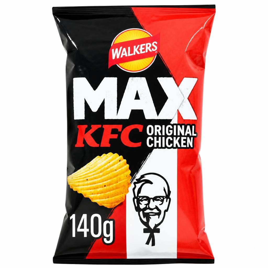 Walkers MAX KFC Original Chicken Sharing Crisps 140g