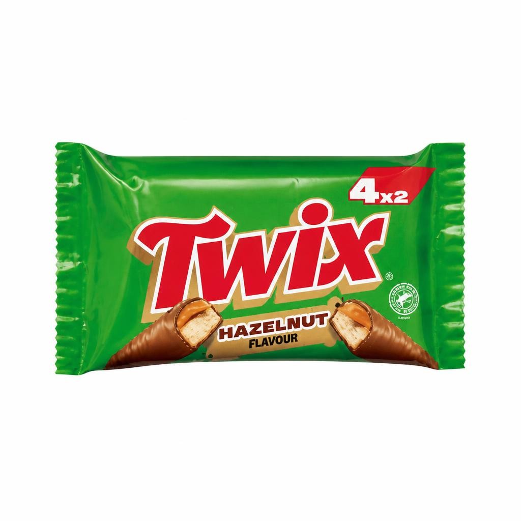 Twix Hazelnut Multipack Chocolate Bars 4 x 46g