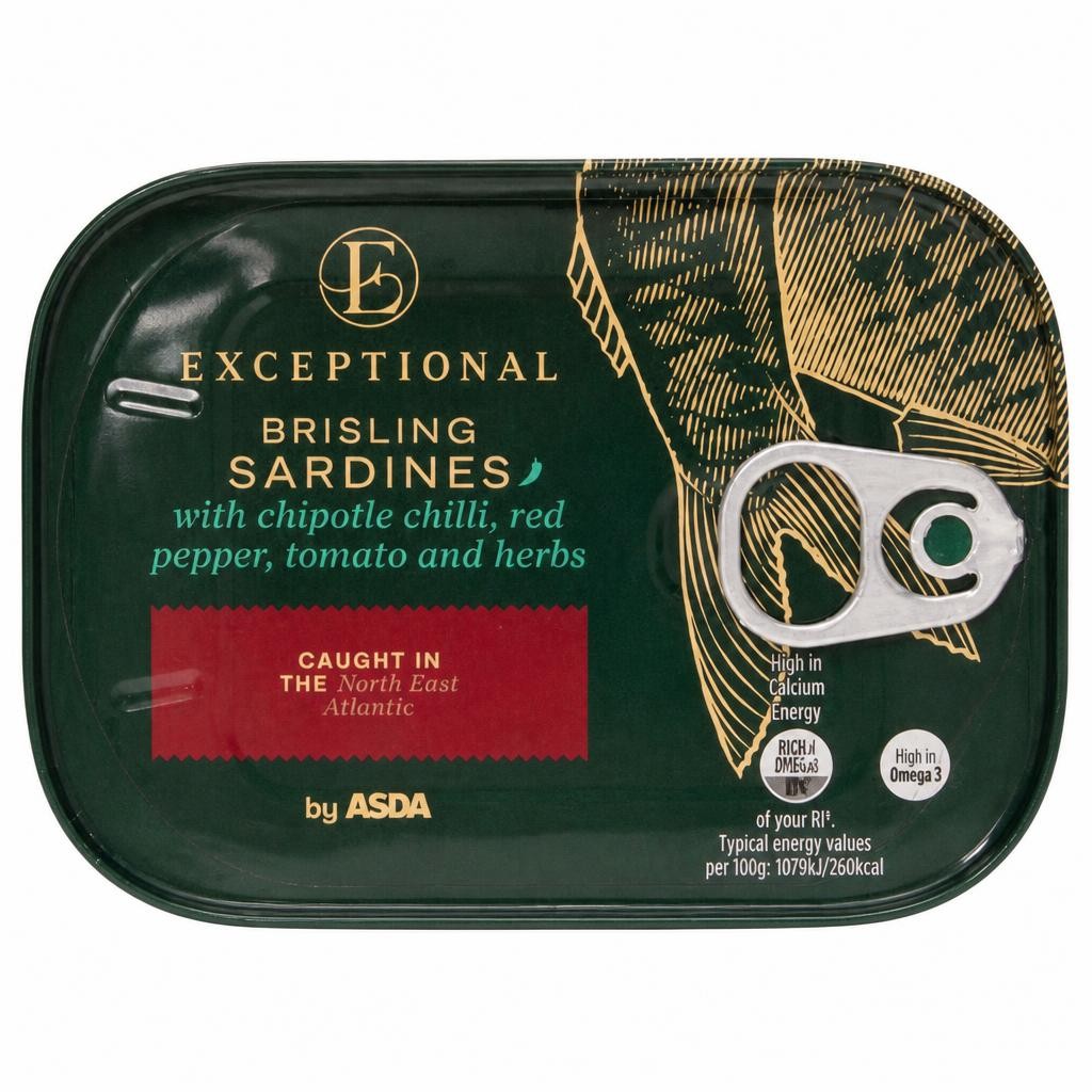 Exceptional by ASDA Exceptional by  Brisling Sardines 105g