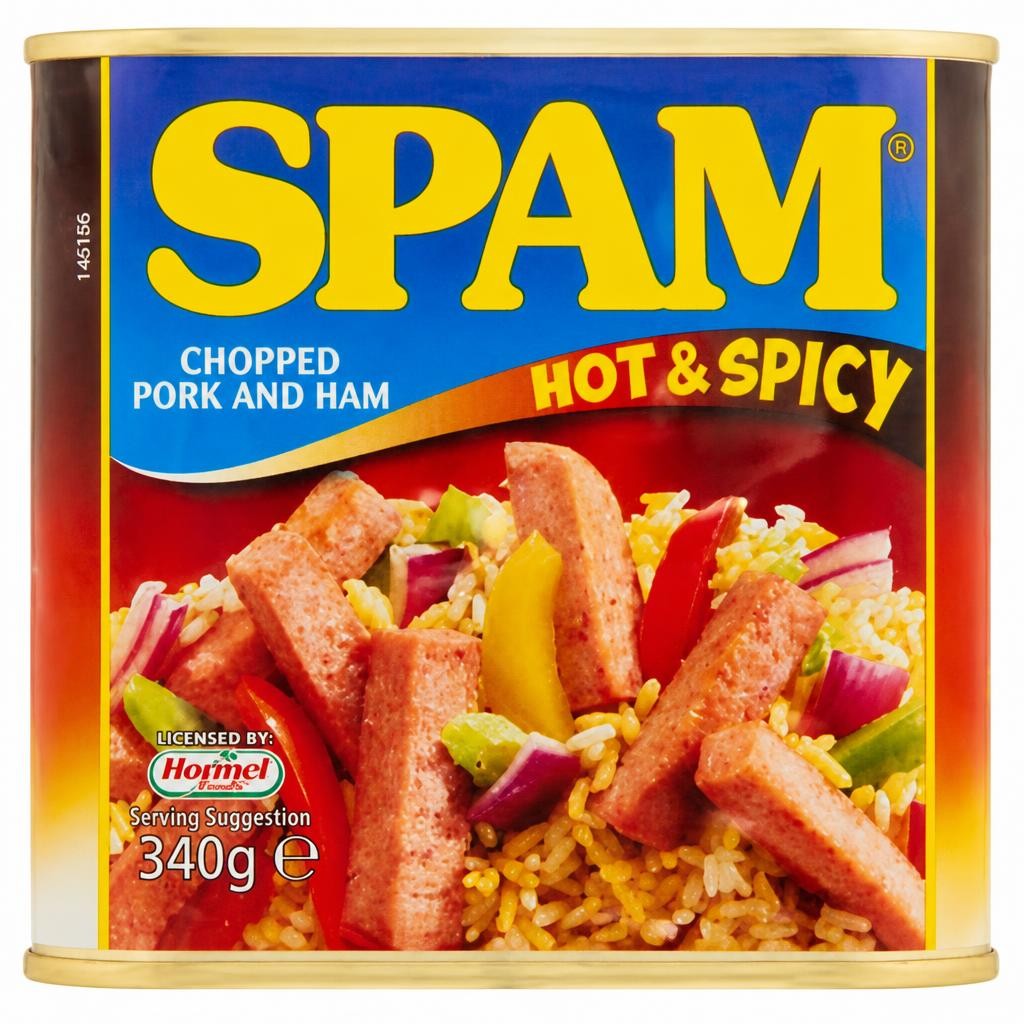 Spam Hot & Spicy Chopped Pork and Ham 340g