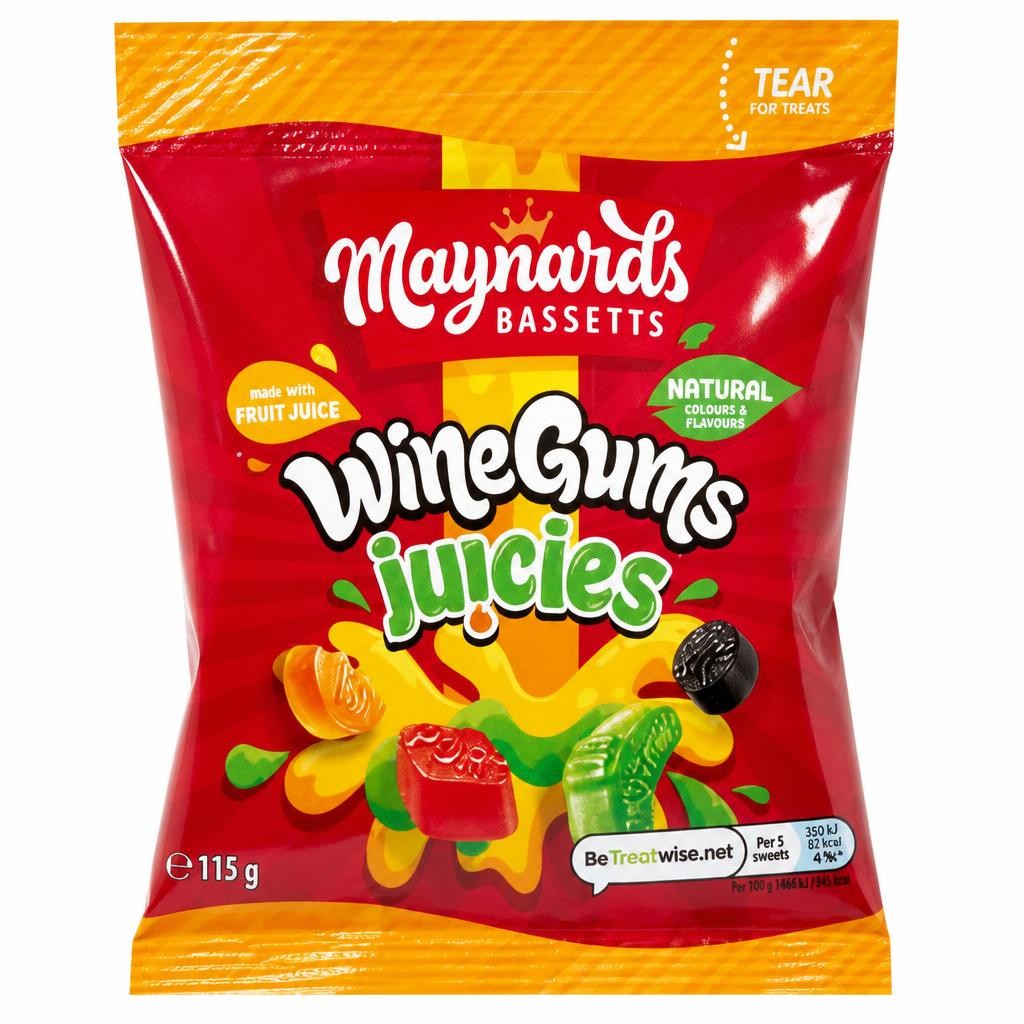 Maynards Bassetts Wine Gums Jelly 115g