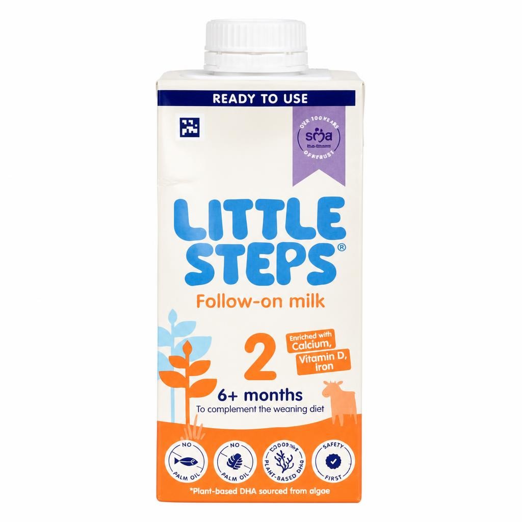 Little Steps LITTLE STEPS® 2 Follow-on Baby Milk Ready Made Liquid Formula 6 Months+ 200ml
