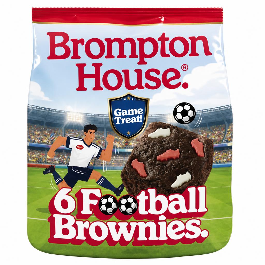 Brompton House Football Brownies 120g (6x20g)