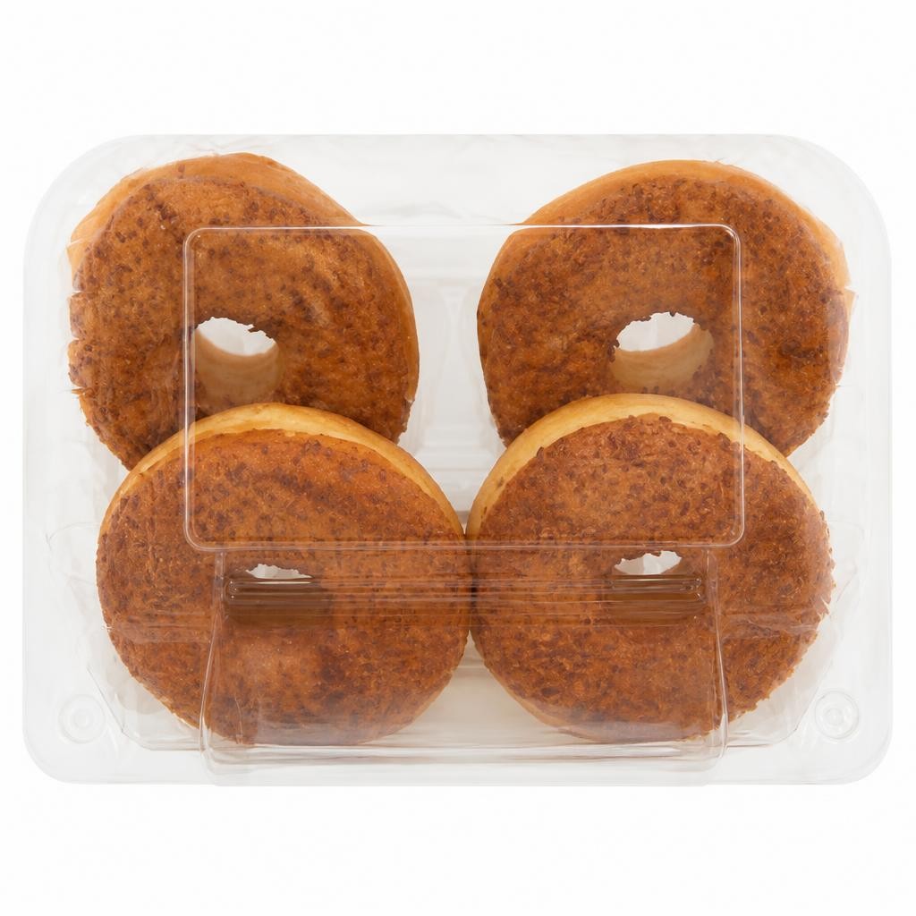 ASDA Caramel Iced Donuts 4pk