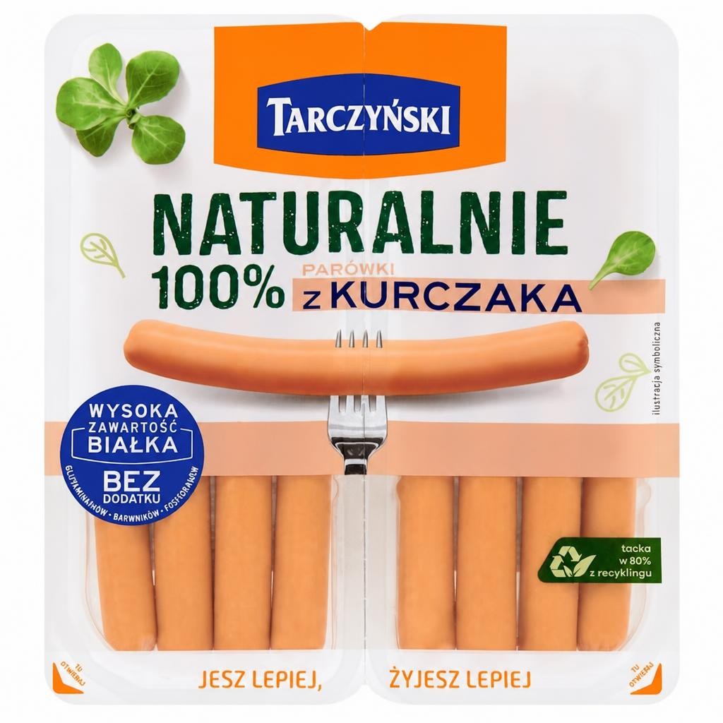 Tarczynski Natural Chicken Frankfurters 2x80g