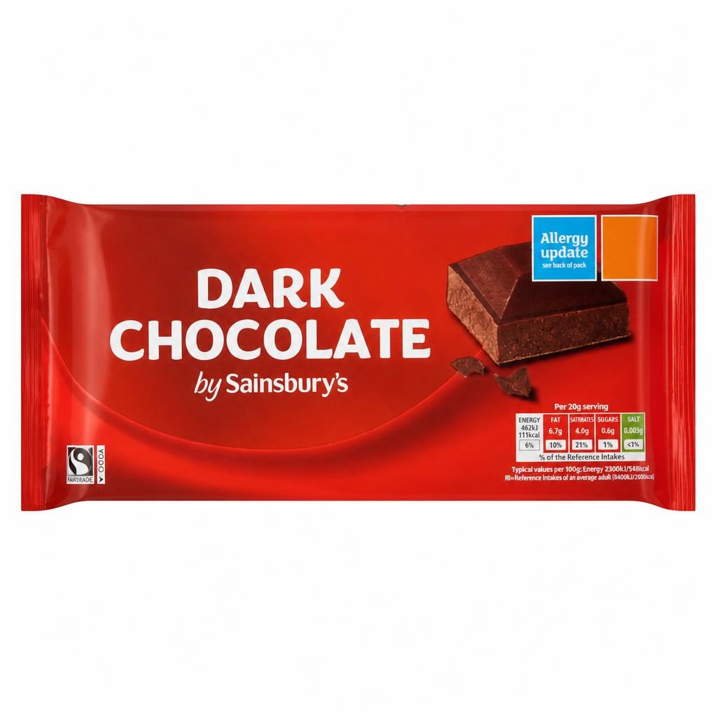 Sainsbury's Dark Chocolate 180g