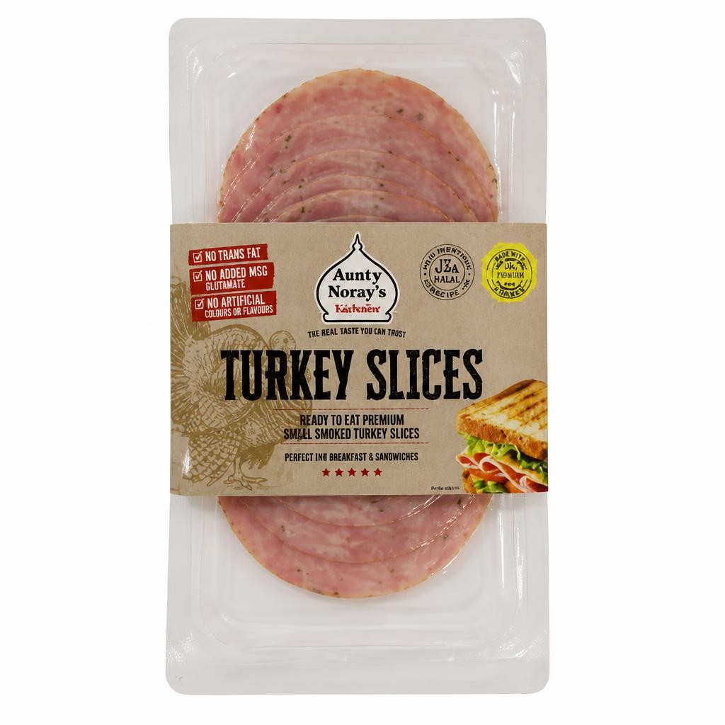 Aunty Noray's Turkey Slices 100g