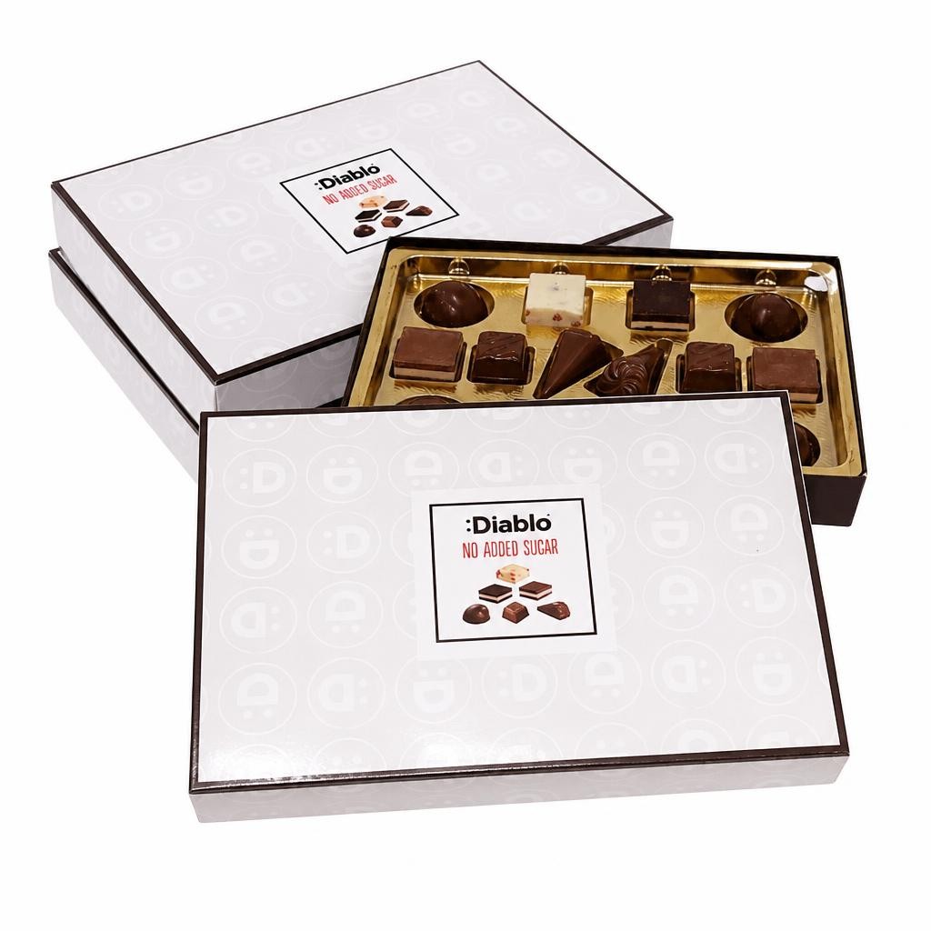 Diablo No Added Sugar Luxury Chocolate Selection Box 142g 3 Pack