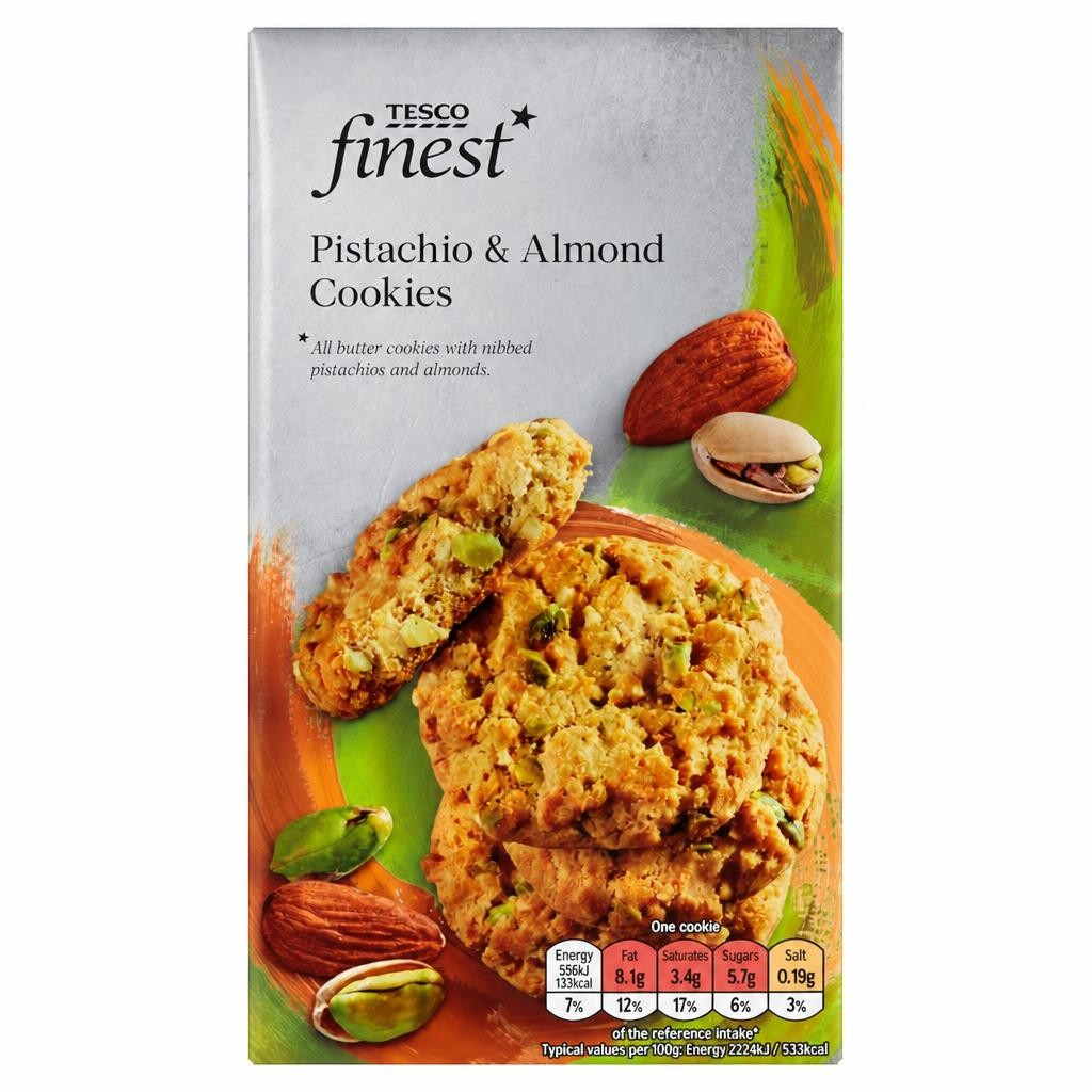 Tesco Finest Pistachio & Almond Cookie 200g