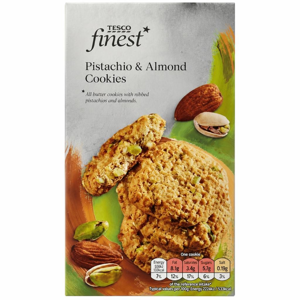 Tesco Finest Pistachio & Almond Cookie 200g